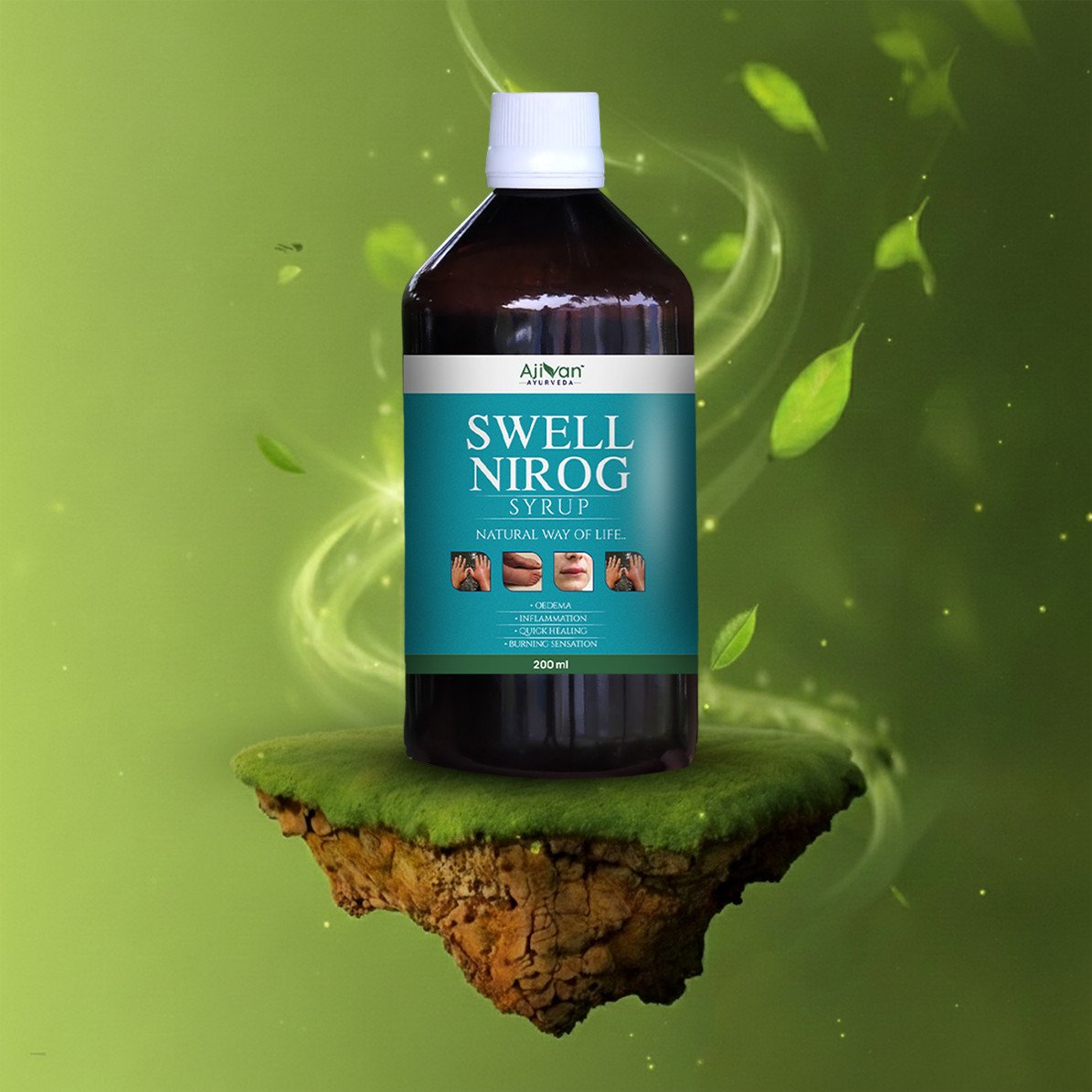 SWELL NIROG Syrup – Ayurvedic Support for Swelling, Inflammation & Healing