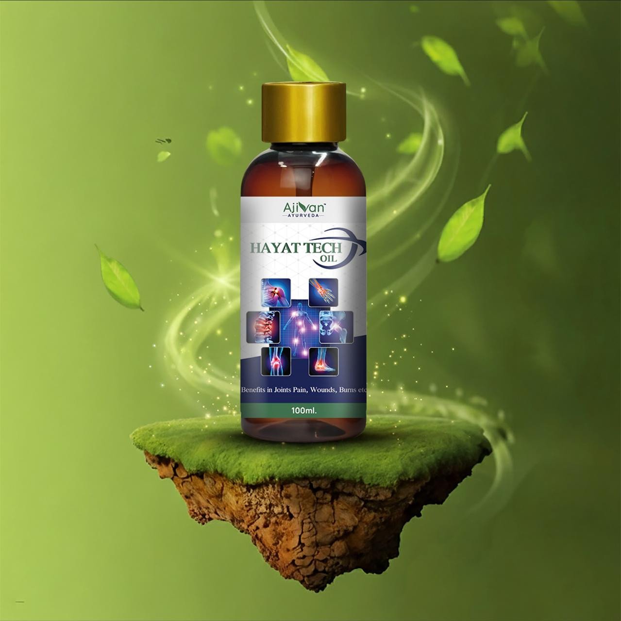 HAYAT TECH OIL – Ayurvedic Relief for Joint Pain, Wounds & Burns